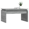vidaXL Mesa de centro madera contrachapada gris Sonoma 68x50x38 cm