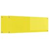 vidaXL Salpicadero de cocina 2 pcs Amarillo 120 x 40 cm