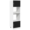 vidaXL Mueble colgante Roble Negro 60 x 57 x 207 cm