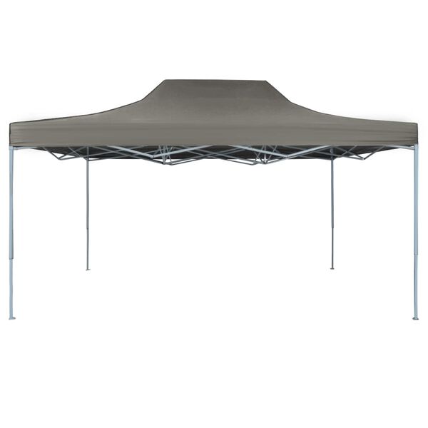 vidaXL Carpa pleglable Pop-Up gris antracita 3x4,5 m