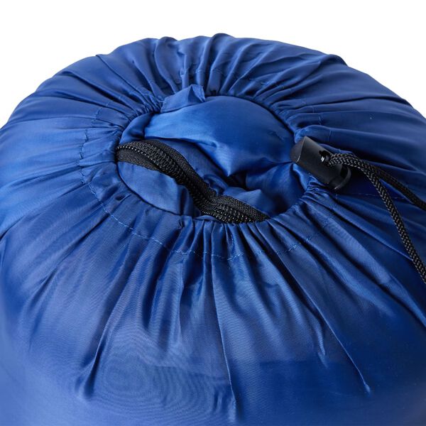 vidaXL Saco de dormir tipo momia de camping para adultos 3 estaciones