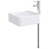 vidaXL Lavabo de ba&ntilde;o Cromado 49 x 37 x 14 cm Metal