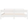 vidaXL Cama sin colchón madera maciza de pino blanca 180x200 cm