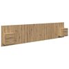 vidaXL Cabecero con Mueble 3 uds. Roble artisan Madera de ingenier&iacute;a