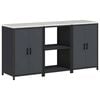 vidaXL Juego de Almacenamiento de Cocina HATTEM 3 uds. Gris antracita