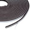 vidaXL Burlete de cepillo autoadhesivo 5 m PP Marr&oacute;n
