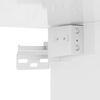 vidaXL Mueble zapatero pared contrachapada blanco brillo 100x35x38 cm