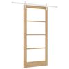 vidaXL Puerta Corredera Natural 93 x 211 cm