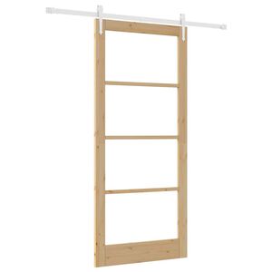 vidaXL Puerta Corredera Natural 93 x 211 cm