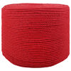 vidaXL Cuerda de algod&oacute;n 6 mm 500 m Rojo 100% Algod&oacute;n