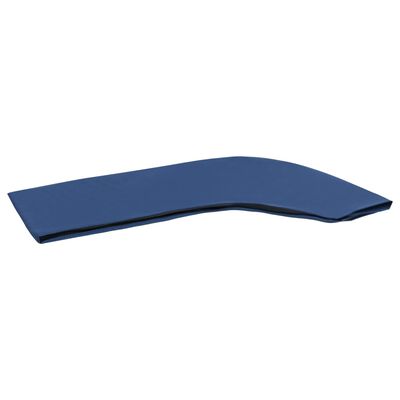 vidaXL Toldo Bimini de 4 arcos azul marino 243x(230-244)x137 cm
