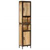vidaXL Mueble de ba&ntilde;o hierro y madera maciza de mango 40x27x180 cm