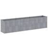 vidaXL Jardinera elevada 291x50x69 cm Acero Corten