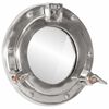 vidaXL Espejo de ojo de buey de pared aluminio y vidrio &Oslash;23 cm