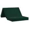 vidaXL Sof&aacute; Cama Plegable 80 x 67 x 45 cm Verde oscuro