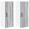 vidaXL Armario de Pared LUCCA 2 uds. Gris Sonoma Madera de Ingenier&iacute;a