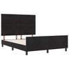 vidaXL Cama tipo Box Spring con cabecera Negro 140 x 190 cm Terciopelo