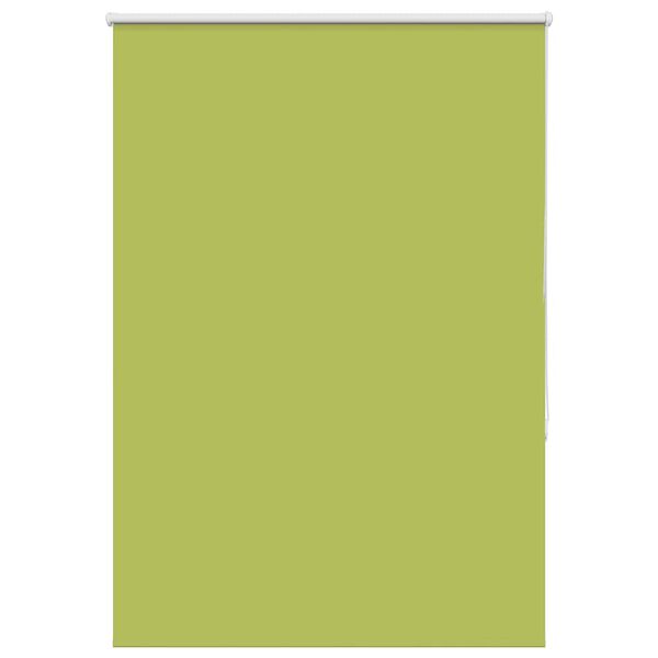 vidaXL Estor Enrollable Opaco hojas verde 100x150 cm Tela Ancho 95,7cm