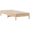 vidaXL Estructura de cama sin colch&oacute;n madera maciza de pino 100x200 cm