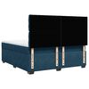 vidaXL Cama box spring con colch&oacute;n terciopelo azul 180x200 cm
