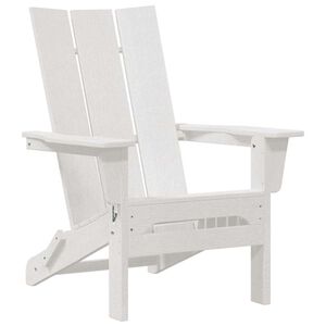vidaXL Silla Adirondack Plegable 80,5 x 74,5 x 92 cm HDPE