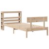 vidaXL Estructura de cama sin colch&oacute;n madera maciza de pino 90x200 cm