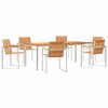 vidaXL Conjunto de Comedor de Jard&iacute;n 7 uds.