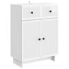 vidaXL Aparador Brillante 66 x 34,5 x 90 cm Madera de Ingenier&iacute;a