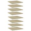vidaXL Estante estanter&iacute;a 8 uds contrachapada roble Sonoma 40x40x1,5cm