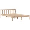 vidaXL Estructura de cama sin colch&oacute;n madera de pino maciza 120x200 cm