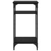 vidaXL Mesa lateral Roble Negro 40 x 30 x 75 cm Madera de ingenier&iacute;a