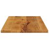 vidaXL Tablero de mesa rectangular madera maciza mango 90x70x3,8 cm