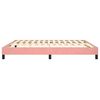 vidaXL Estructura de cama con somier terciopelo rosa 180x200 cm