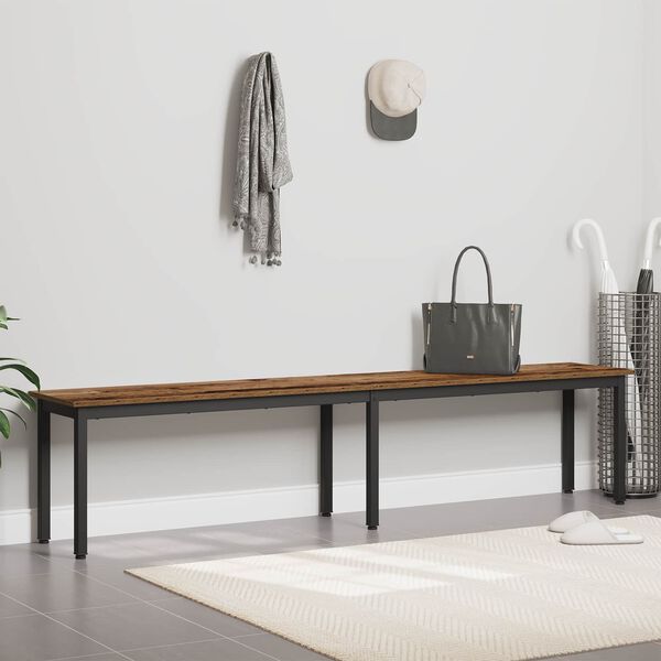 vidaXL Banco Madera vieja 200 x 35 x 45 cm Madera de ingenier&iacute;a