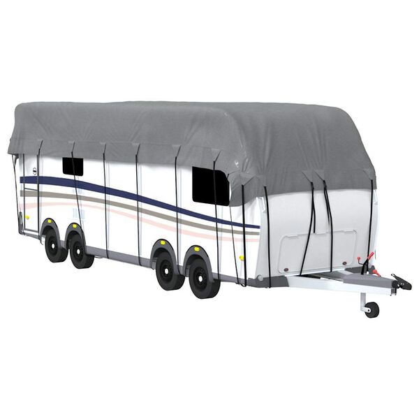 vidaXL Cubierta de techo para caravana tela no tejida gris 900x300 cm