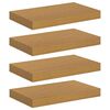 vidaXL Estante de pared 4 uds. Beige 40 x 23,5 x 3,8 cm