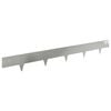 vidaXL Borde de C&eacute;sped 50 uds. 100 x 12 cm Acero Plateado