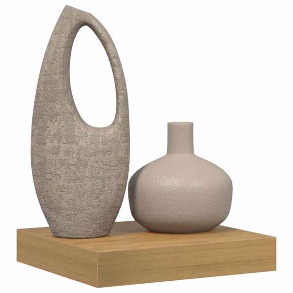 vidaXL Estante de pared Marr&oacute;n 23 x 23,5 x 4 cm Madera de ingenier&iacute;a