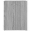 vidaXL Aparador de madera contrachapada gris Sonoma 60x30x75 cm