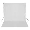vidaXL Kit de estudio fotográfico con set de luces y fondo