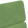 vidaXL Sillas de Comedor con Ruedas 2 pcs Verde claro 58 x 65 x 98 cm