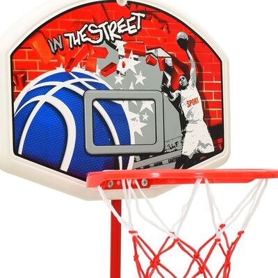 vidaXL Juego de baloncesto infantil ajustable 120 cm