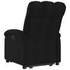 vidaXL Sill&oacute;n el&eacute;ctrico reclinable elevable de tela negro