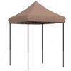 vidaXL Carpa de Fiesta Marr&oacute;n 200 x 200 x 306 cm Tela Oxford