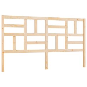 vidaXL Cabecero de cama madera maciza de pino 186x4x104 cm