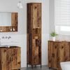 vidaXL Gabinete de Ba&ntilde;o con caj&oacute;n Madera Vieja 31,5 x 33 x 190 cm