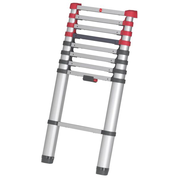Hailo Escalera telescópica FlexLine 260 264 cm aluminio 7113-091