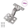 vidaXL Bisagra 254 pcs N&iacute;quel 85 x 52,5 x 9,5 mm Hierro