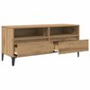 vidaXL Gabinete de TV con caj&oacute;n Roble artesanal 100 x 34,5 x 44,5 cm