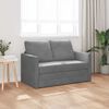 vidaXL Sof&aacute; cama de suelo 2 en 1 terciopelo gris oscuro 122x204x55 cm